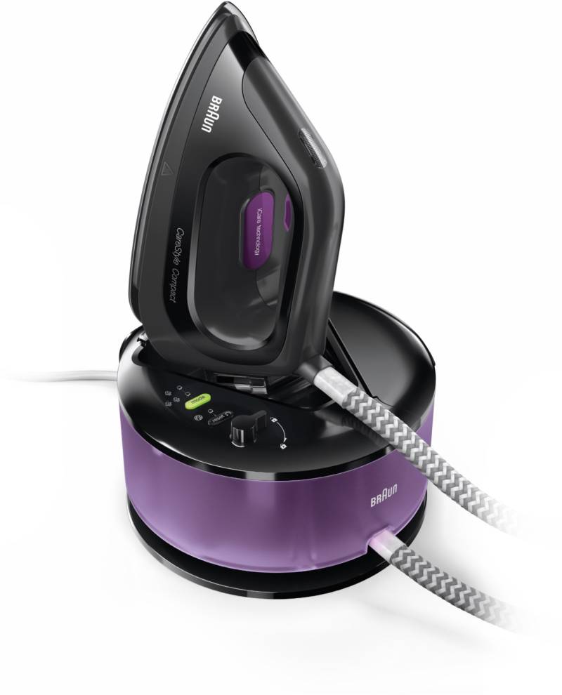 IS 2056BK CareStyle Compact Bügelstation schwarz/violett von Braun