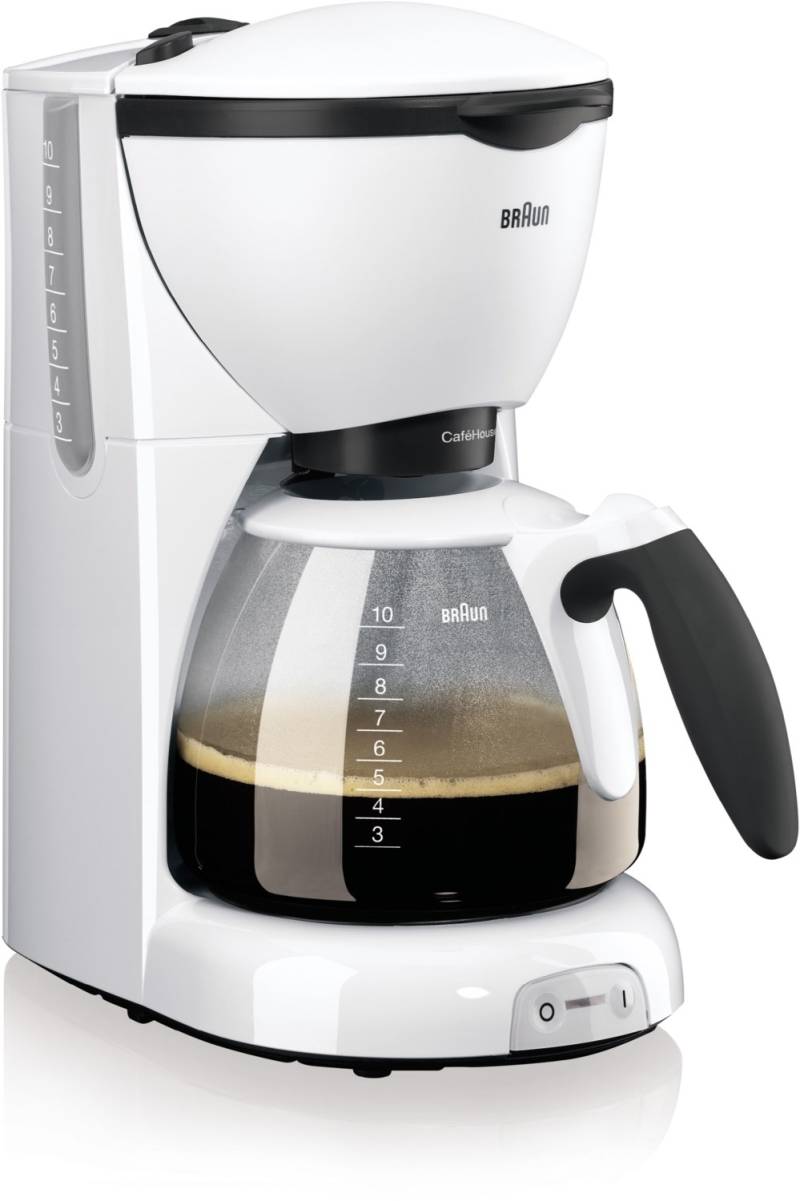 KF 520/1 WH CafeHouse PurAroma Kaffeeautomat weiß von Braun