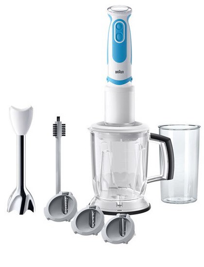 MQ 5060 Twist MultiQuick 5 VarioFit Stabmixer weiß/blau MQ 5060 Twist MultiQuick 5 VarioFit Stabmixer weiß/blau von Braun