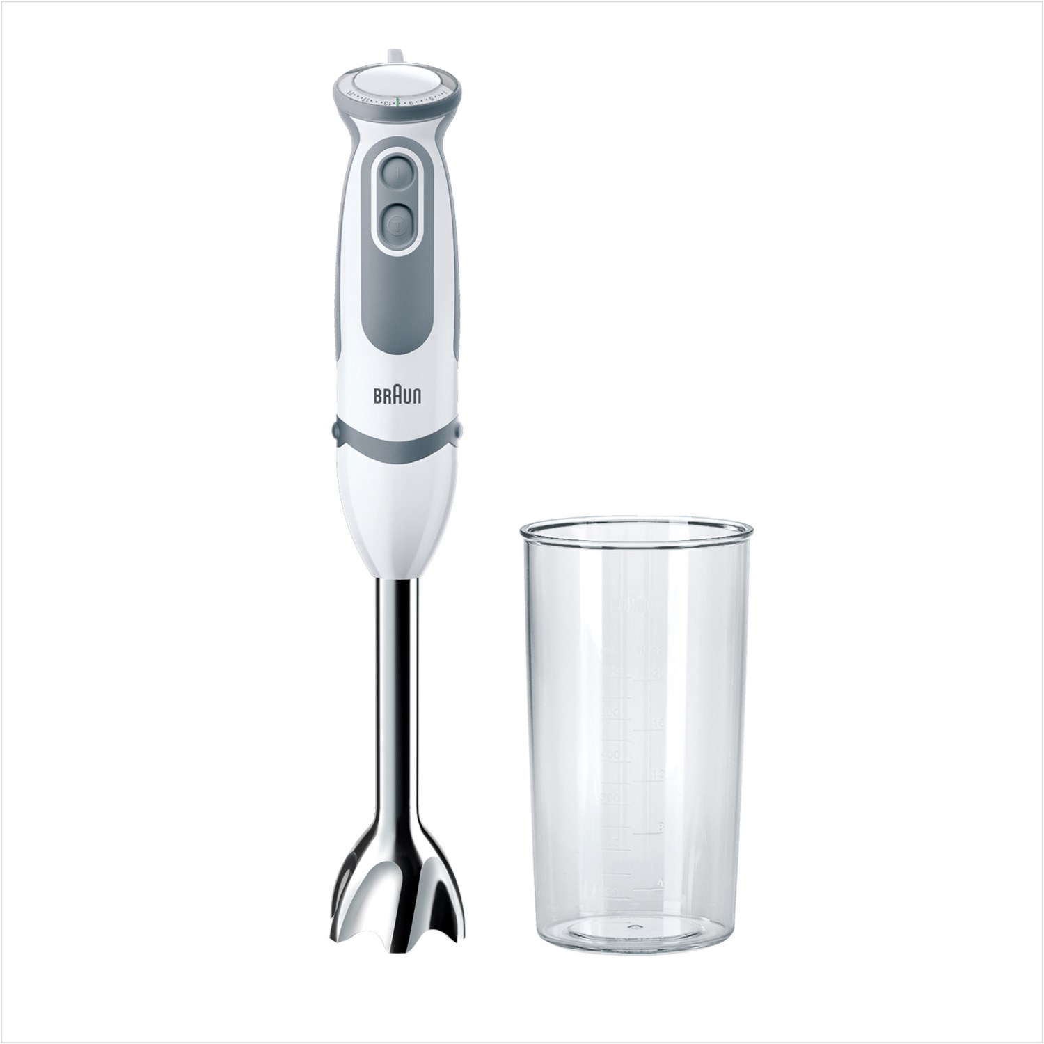 MQ 5200WH MultiQuick 5V Edelstahl-Stabmixer weiß/grau MQ 5200WH MultiQuick 5V Edelstahl-Stabmixer weiß/grau von Braun