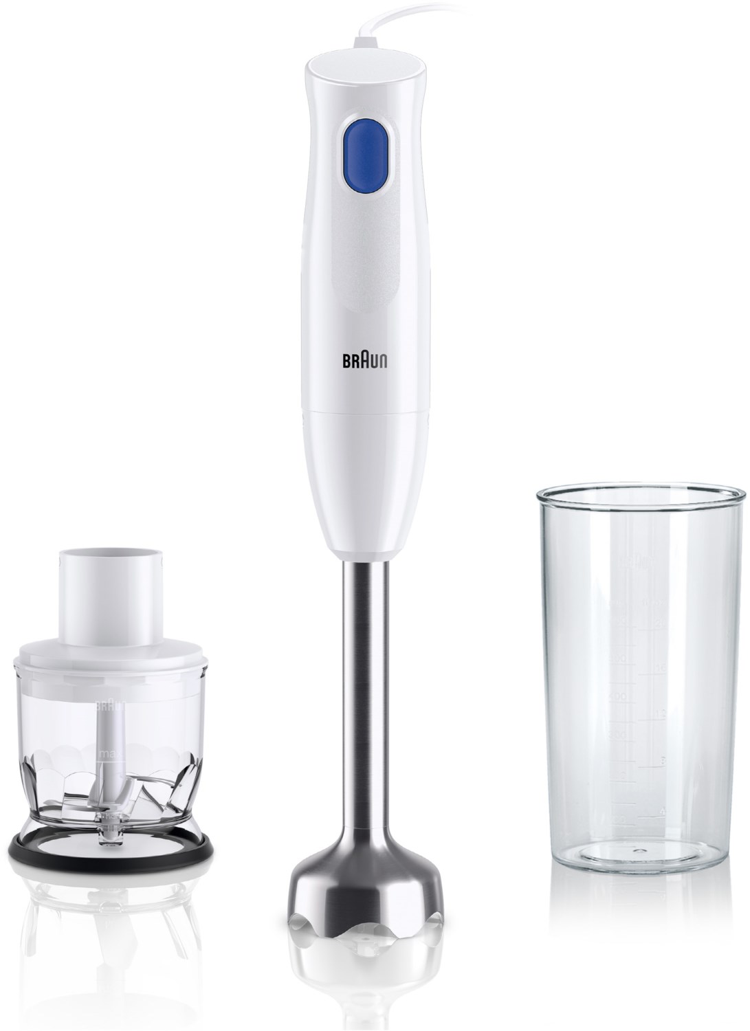 MultiQuick 1 MQ10.201M Stabmixer weiß/blau MultiQuick 1 MQ10.201M Stabmixer weiß/blau von Braun