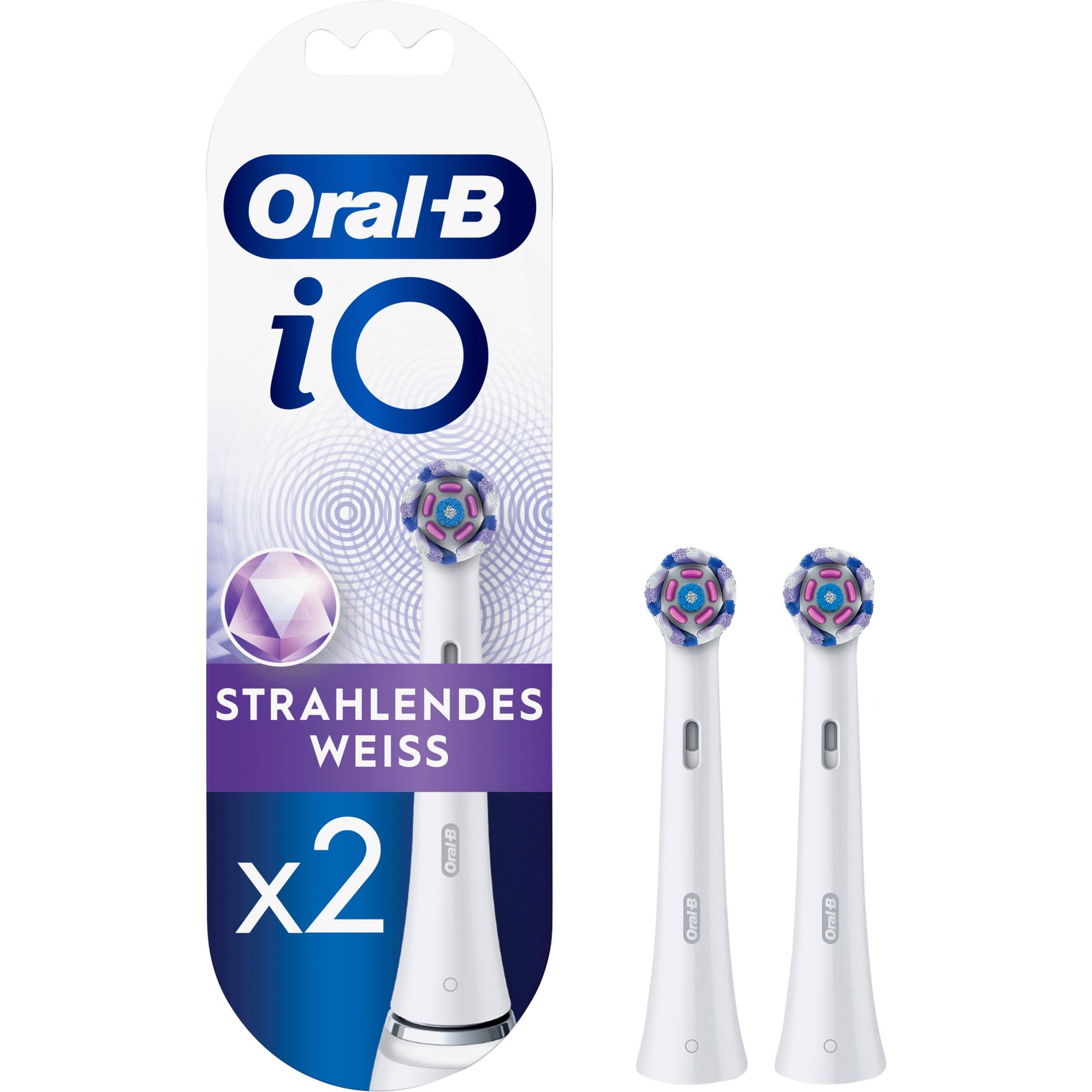 Oral-B Aufsteckbürsten iO Radiant White 2er von Braun