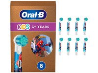 Oral-B Kids Spiderman Zahnbürstenköpfe – 8er-Pack von Braun
