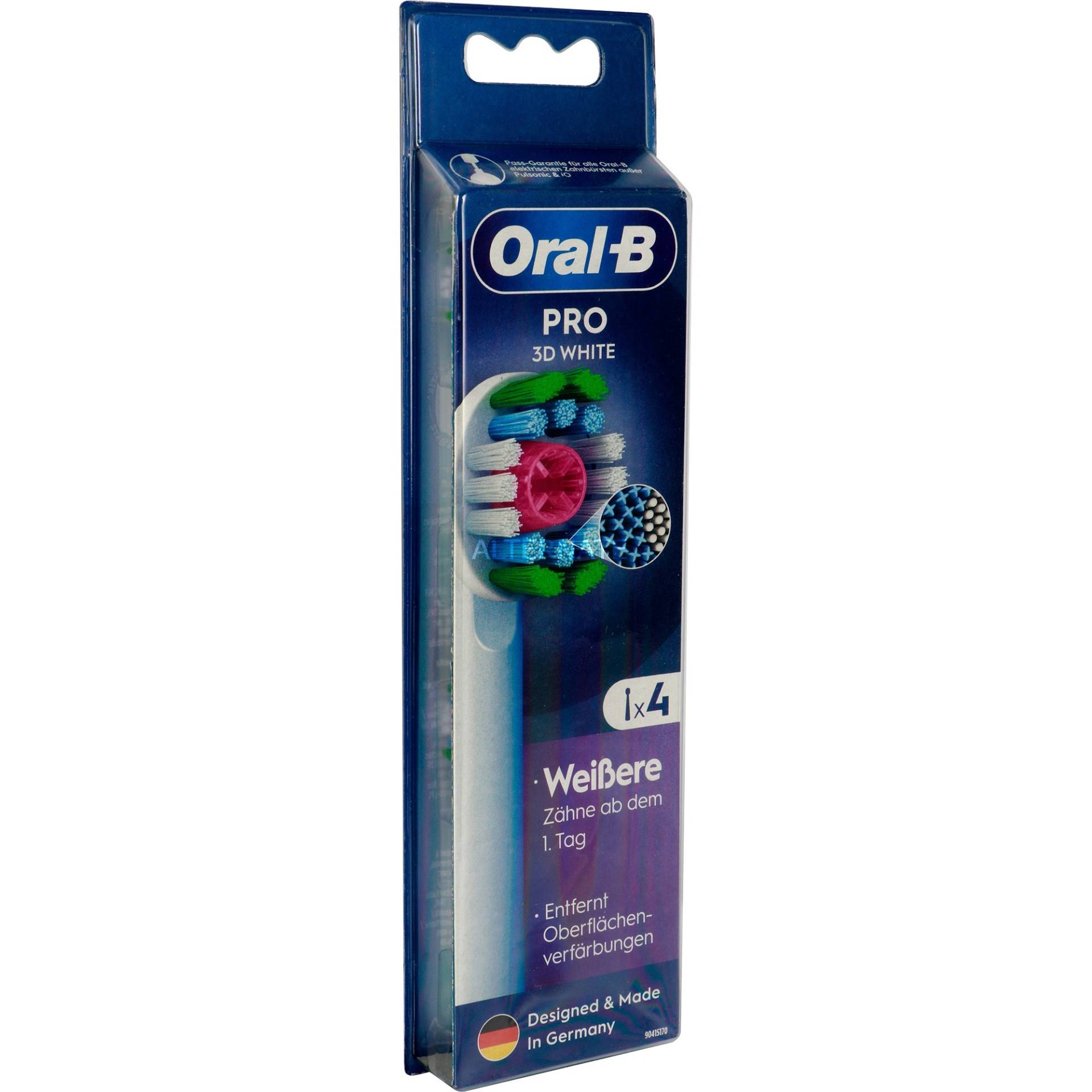 Oral-B Pro 3D White Aufsteckbürsten 4er von Braun