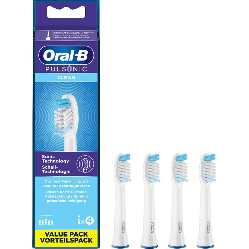Oral-B Pulsonic Clean 4er, Aufsteckbürste von Braun