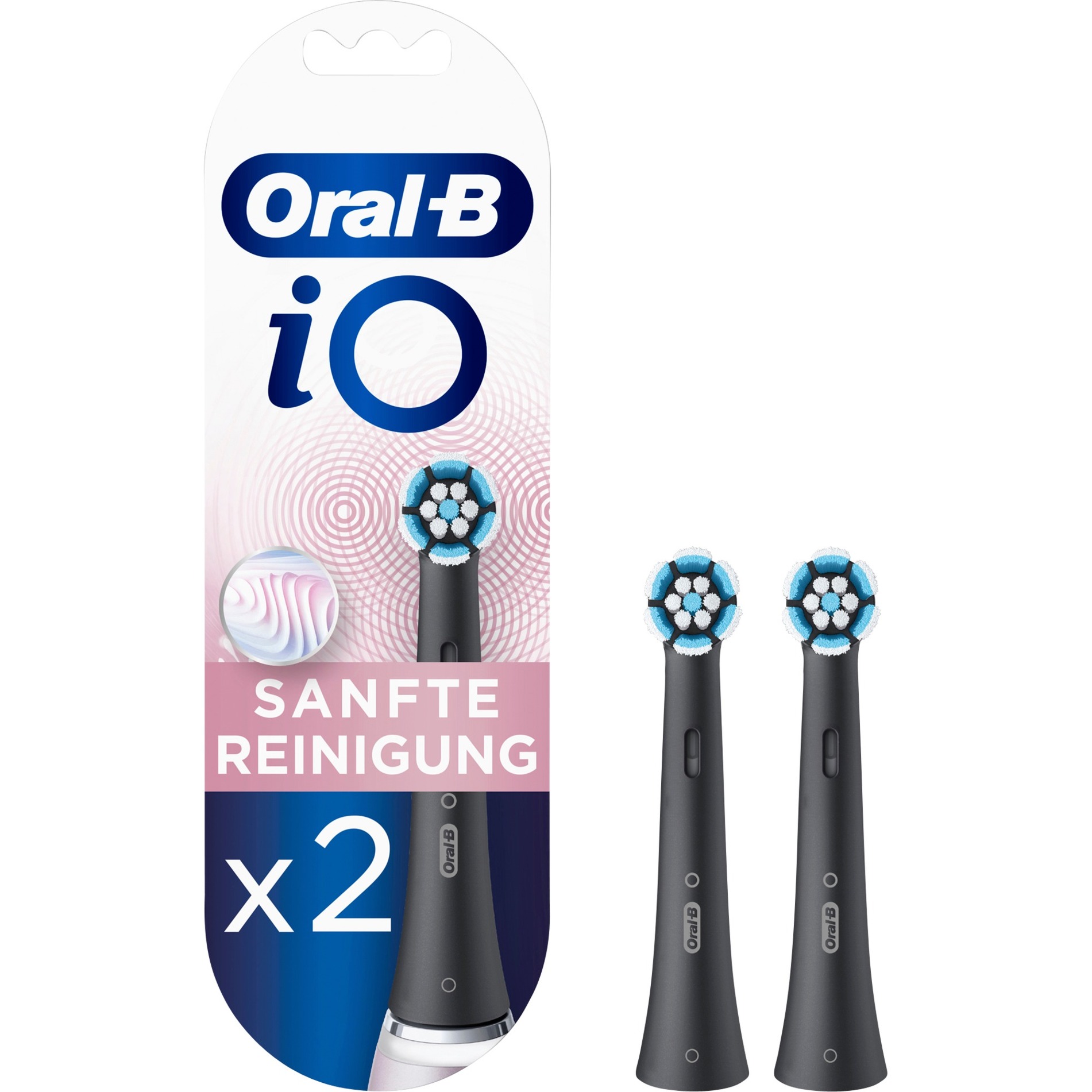 Oral-B iO Sanfte Reinigung 2er, Aufsteckbürste von Braun