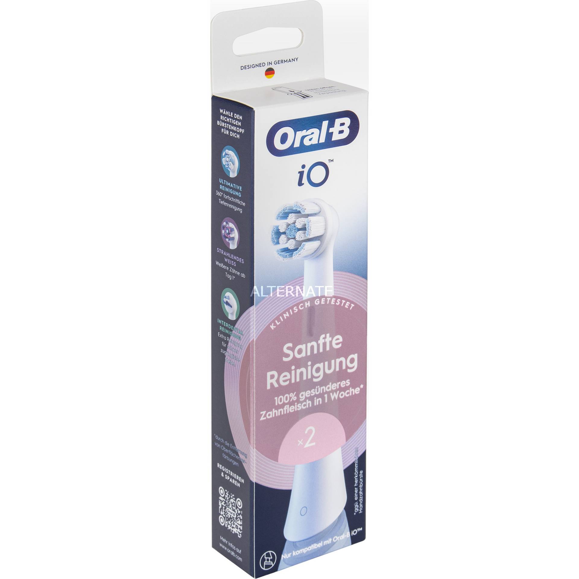 Oral-B iO Sanfte Reinigung 2er, Aufsteckbürste Oral-B iO Sanfte Reinigung 2er, Aufsteckbürste von Braun