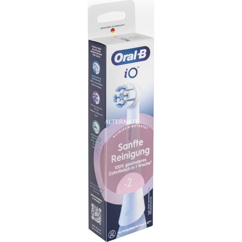 Oral-B iO Sanfte Reinigung 2er, Aufsteckbürste von Braun