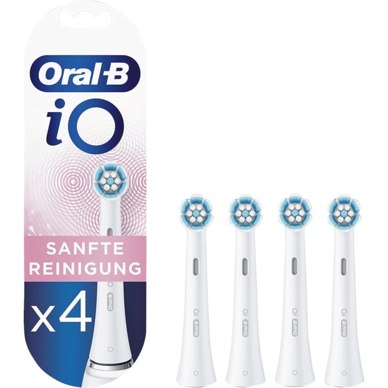 Oral-B iO Sanfte Reinigung 4er, Aufsteckbürste von Braun