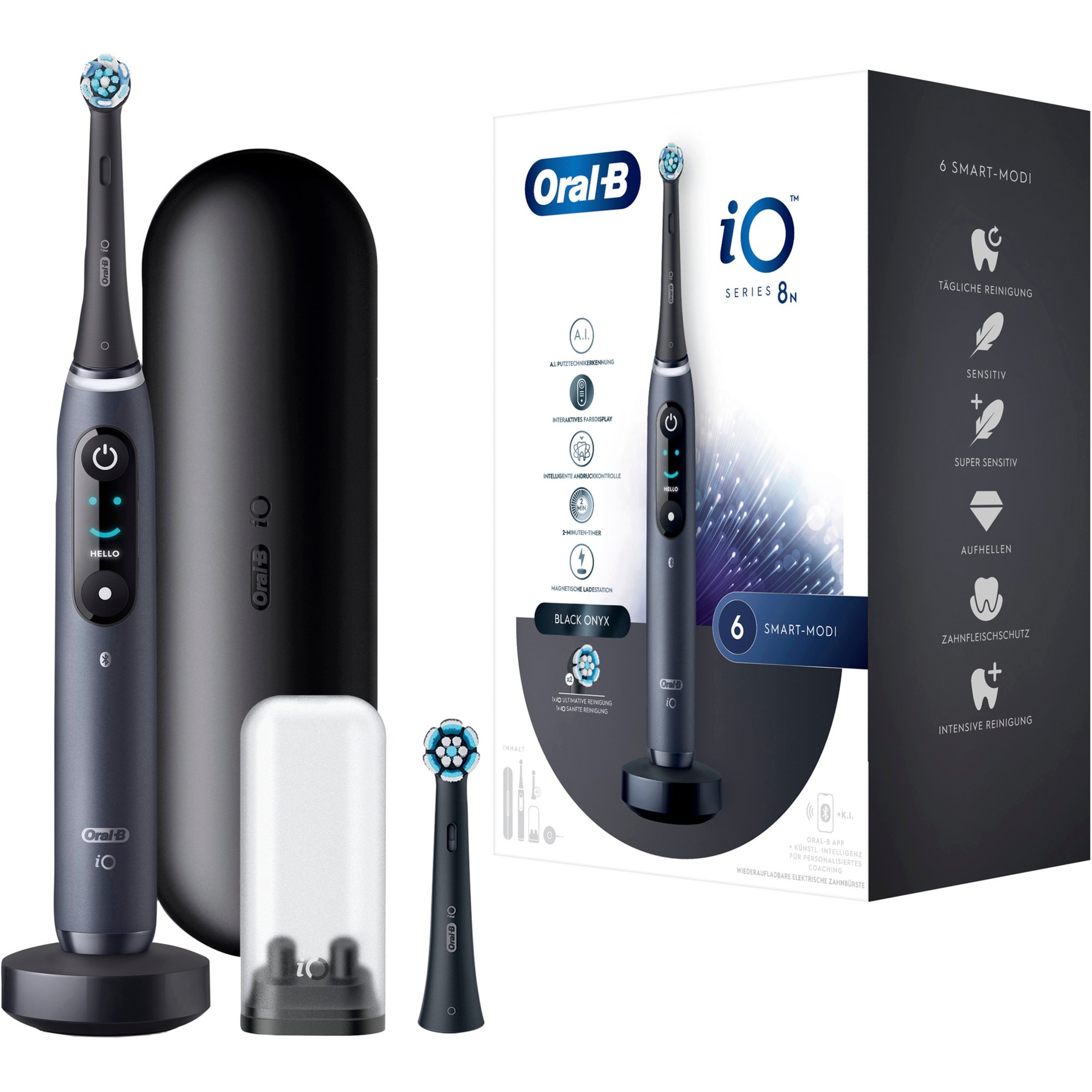 Oral-B iO Series 8N, Elektrische Zahnbürste von Braun