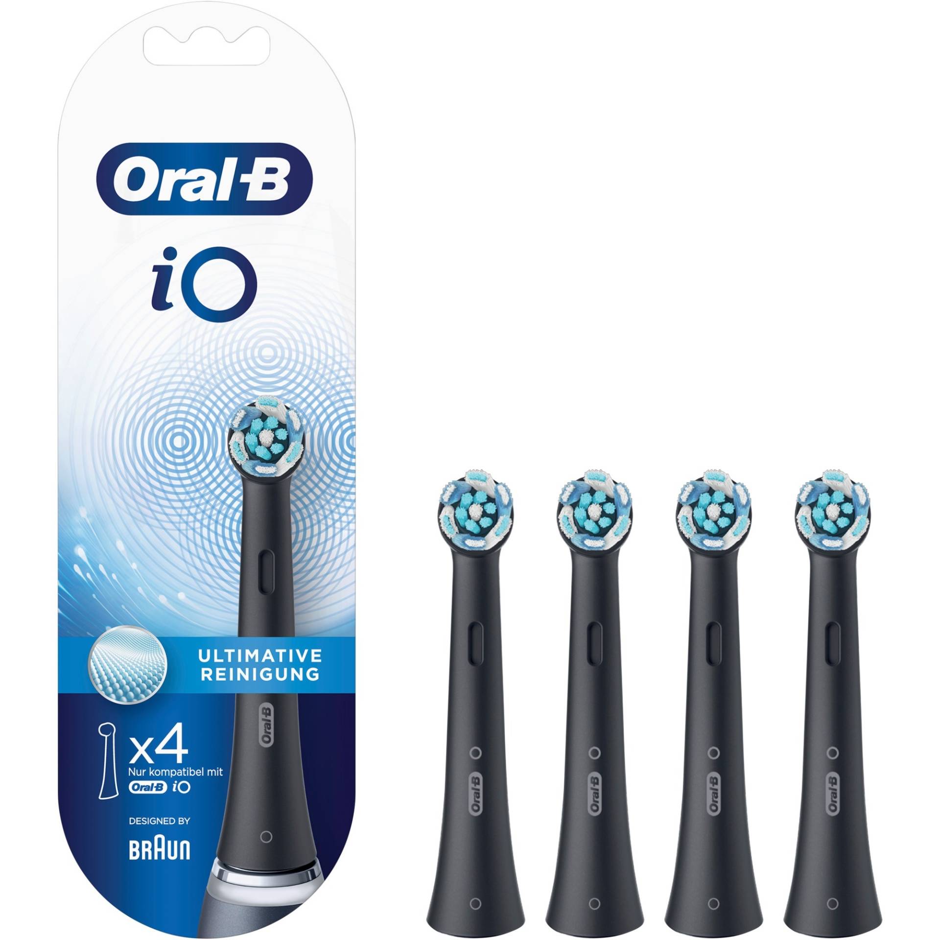 Oral-B iO Ultimative Reinigung 4er, Aufsteckbürste von Braun