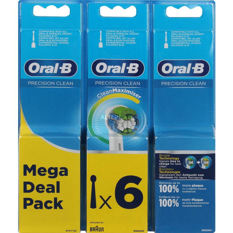 Precision Clean 2+2+2 Pack FFS, Aufsteckbürste von Braun