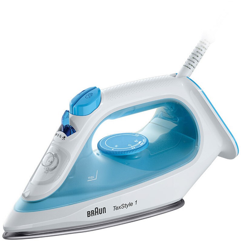 SI 1050 BL TexStyle 1 Dampfbügeleisen weiß/blau SI 1050 BL TexStyle 1 Dampfbügeleisen weiß/blau von Braun