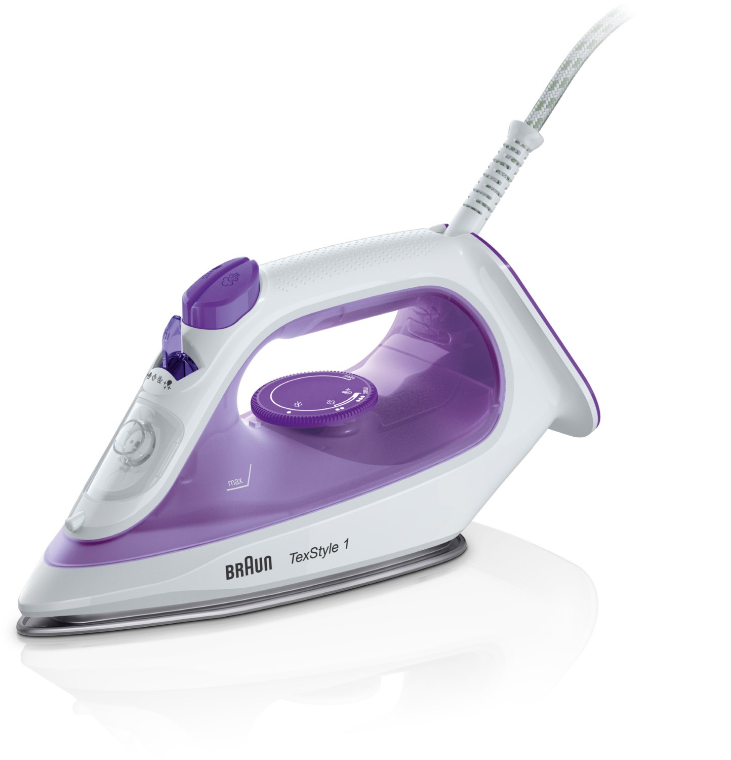SI 1080 VI TexStyle 1 Dampfbügeleisen violett SI 1080 VI TexStyle 1 Dampfbügeleisen violett von Braun