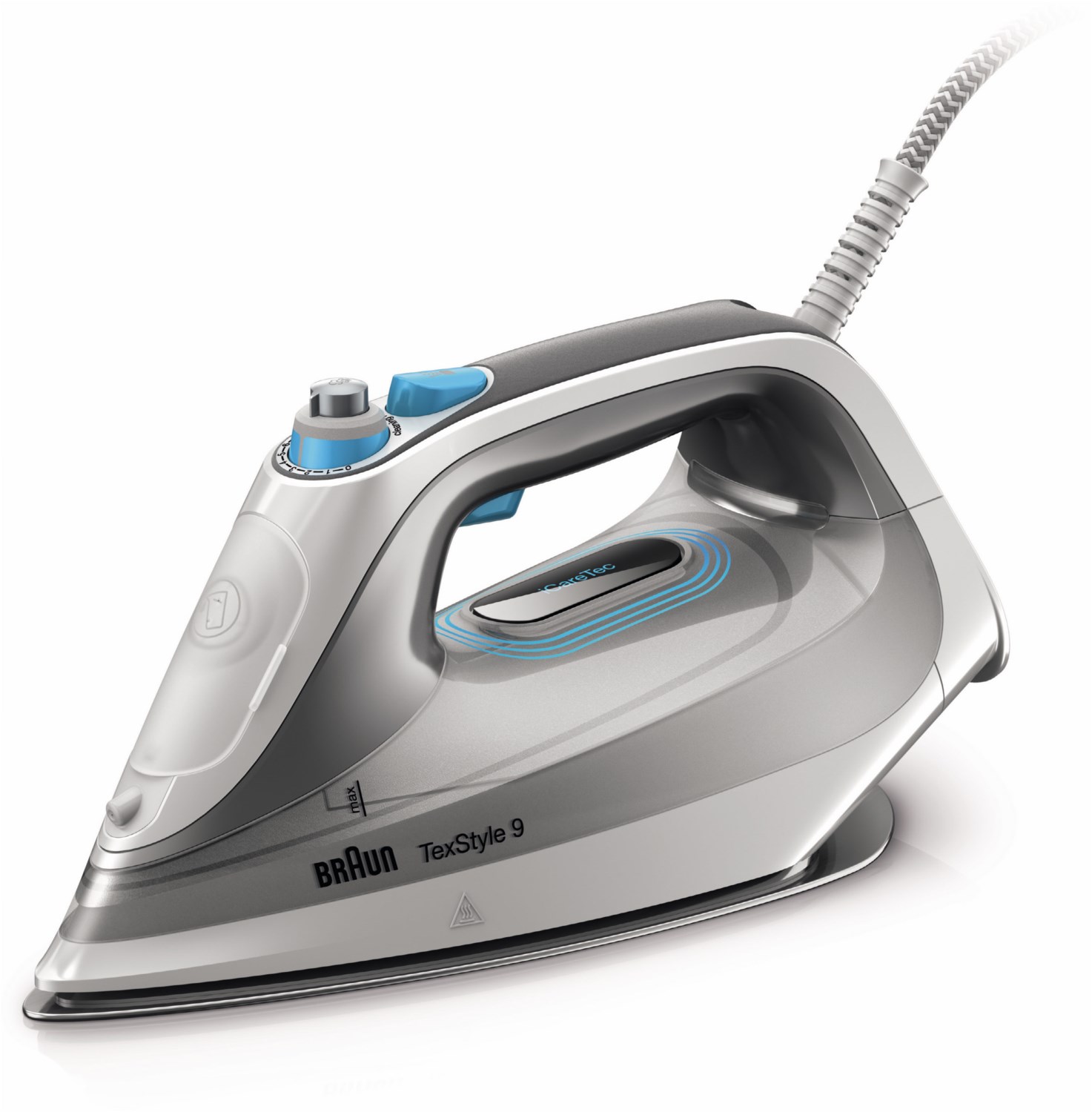 SI 9270 WH TexStyle 9 Dampfbügeleisen weiß/grau SI 9270 WH TexStyle 9 Dampfbügeleisen weiß/grau von Braun