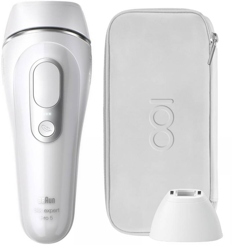 Silk Expert Pro 5 IPL Haarentfernungssystem weiß/silber von Braun