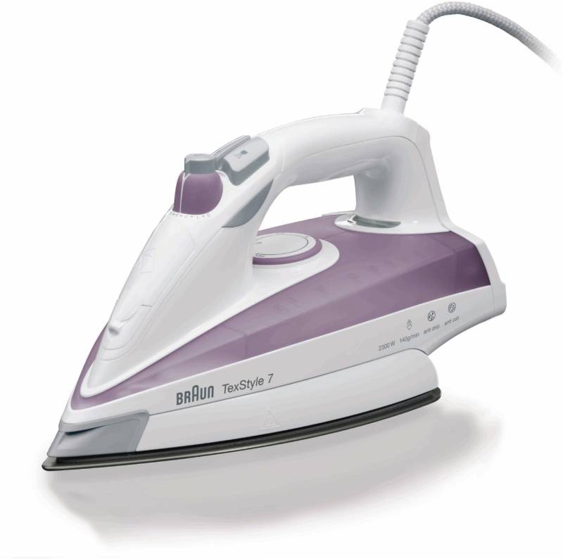 TS 715 TexStyle 7 Dampfbügeleisen weiß/magenta von Braun