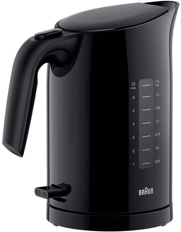 WK 3100 BK PurEase Wasserkocher schwarz von Braun