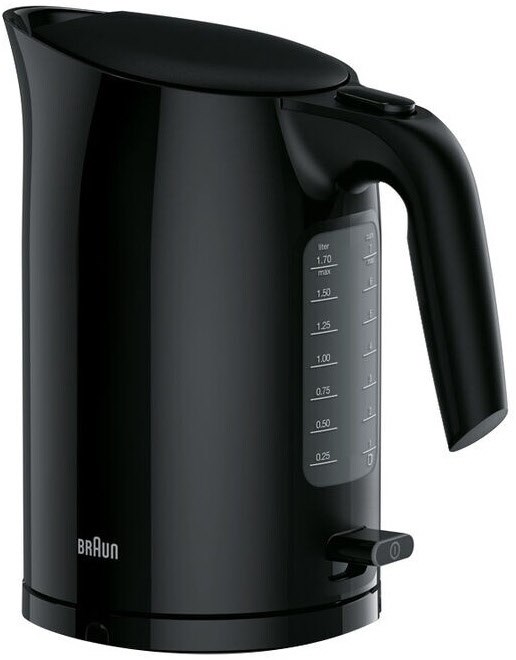 WK 3100 BK PurEase Wasserkocher schwarz WK 3100 BK PurEase Wasserkocher schwarz von Braun