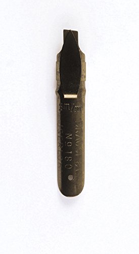 Brause 18030B Packung, mit 50 Feder Bandzug, 3 mm, ideal für gotische Buchstaben, ideal für die Kalligraphie, 1 Pack von Brause
