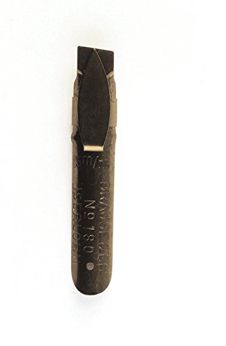 Brause 18050B Packung, mit 50 Feder Bandzug, 5 mm, ideal für gotische Buchstaben, ideal für die Kalligraphie, 1 Pack von Brause