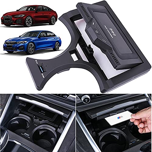 Kabelloses Ladegerät Auto Kompatibel mit BMW 3 Series G20 2020 2021 BMW 4 Series G22 2021 Unterstützen Sie das Originalauto mit NFC Center Console-Zubehörfeld 15W Wireless Schnell-Ladegerät Kabelloses Ladegerät Auto Kompatibel mit BMW 3 Series G20 2020 2021 BMW 4 Series G22 2021 Unterstützen Sie das Originalauto mit NFC Center Console-Zubehörfeld 15W Wireless Schnell-Ladegerät von BraveKing