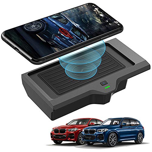 Kabelloses-Ladegerät Auto für BMW X3 2018 2019 2020 BMW X4 2019 2020 Center Console-Zubehörfeld, 10W 3-Spulen Schnell rutschfeste TelefonLadematte für iPhone 11/XS/XR/X Samsung S20/S10/S9 Kabelloses-Ladegerät Auto für BMW X3 2018 2019 2020 BMW X4 2019 2020 Center Console-Zubehörfeld, 10W 3-Spulen Schnell rutschfeste TelefonLadematte für iPhone 11/XS/XR/X Samsung S20/S10/S9 von BraveKing