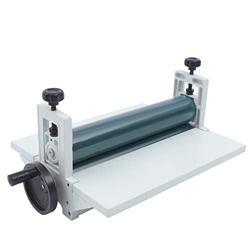 Manuelles Kaltlaminiergerät,14 Zoll 350 mm Manuell Rollenlaminator Kalte Roll,Laminiermaschine Laminiergerät für Foto Werbe Malen Buchcovern von BraveeFly