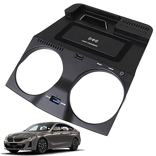 Kabelloses Ladegerät Auto für BMW 5 Series G30 G31 6 Series GT 2018 2019 2020 Center Console-Zubehörfeld 15W Schnell-Ladegerät Pad mit QC3.0 USB für iPhone 11/XS/XR/X/8 Samsung S20/S10/S9 Kabelloses Ladegerät Auto für BMW 5 Series G30 G31 6 Series GT 2018 2019 2020 Center Console-Zubehörfeld 15W Schnell-Ladegerät Pad mit QC3.0 USB für iPhone 11/XS/XR/X/8 Samsung S20/S10/S9 von BraveKing