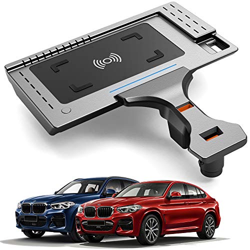 Braveking1 Kabelloses Ladegerät Auto für BMW X3/X4 2018 2019 2020 2021 Center Console-Zubehörfeld, 15W Wireless Schnell-ladegerät mit Doppelt QC3.0 USB für iPhone 12/11/XS/X/8, Samsung S20/S10/S9/S8 Braveking1 Kabelloses Ladegerät Auto für BMW X3/X4 2018 2019 2020 2021 Center Console-Zubehörfeld, 15W Wireless Schnell-ladegerät mit Doppelt QC3.0 USB für iPhone 12/11/XS/X/8, Samsung S20/S10/S9/S8 von BraveKing