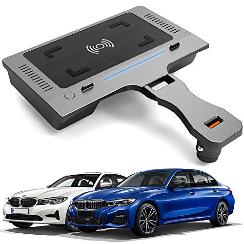 Braveking1 Upgrade Kabelloses Ladegerät Auto für BMW 3 Series G20 G28 2020 2021 Center Console-Zubehörfeld, 15W Wireless Schnell-ladegerät mit QC3.0 USB für iPhone 12/11/XS/X/8, Samsung S20/S10/S9/S8 Braveking1 Upgrade Kabelloses Ladegerät Auto für BMW 3 Series G20 G28 2020 2021 Center Console-Zubehörfeld, 15W Wireless Schnell-ladegerät mit QC3.0 USB für iPhone 12/11/XS/X/8, Samsung S20/S10/S9/S8 von BraveKing
