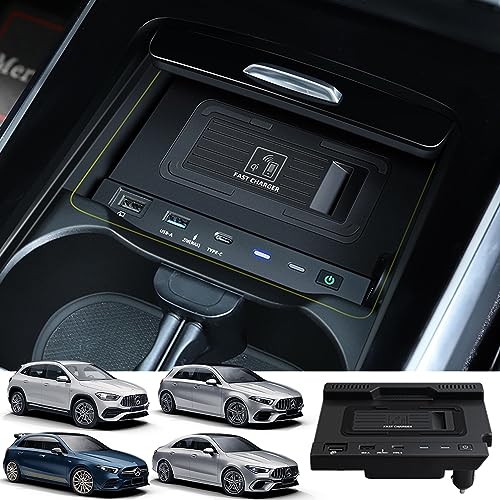 Kabelloses Ladegerät Auto für Mercedes-Benz A-Class GLA-Class B-Class GLB-Class CLA-Class AMG 2020-2022 15W Schnellladendes Handy-Ladegerät für Mercedes-Benz W177 H247 C118 W247 X247 Zubehör Kabelloses Ladegerät Auto für Mercedes-Benz A-Class GLA-Class B-Class GLB-Class CLA-Class AMG 2020-2022 15W Schnellladendes Handy-Ladegerät für Mercedes-Benz W177 H247 C118 W247 X247 Zubehör von BraveKing