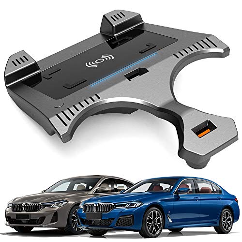 Upgrade Kabelloses Ladegerät Auto für BMW 5 Series 2018 2019 2020 2021 Center Console-Zubehörfeld, 15W Wireless Schnell-ladegerät mit QC3.0 USB für iPhone 12/11/XS/X/8 Samsung S20/S10/S9/S8 Upgrade Kabelloses Ladegerät Auto für BMW 5 Series 2018 2019 2020 2021 Center Console-Zubehörfeld, 15W Wireless Schnell-ladegerät mit QC3.0 USB für iPhone 12/11/XS/X/8 Samsung S20/S10/S9/S8 von BraveKing
