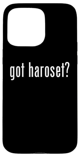 Hast du Haroset? Hülle für iPhone 15 Pro Max Hast du Haroset? Hülle für iPhone 15 Pro Max von Bread Of Affliction Afikoman Haggadah Pesach Gift