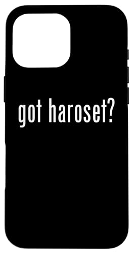 Hast du Haroset? Hülle für iPhone 16 Pro Max Hast du Haroset? Hülle für iPhone 16 Pro Max von Bread Of Affliction Afikoman Haggadah Pesach Gift