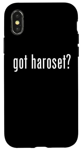 Hast du Haroset? Hülle für iPhone X/XS Hast du Haroset? Hülle für iPhone X/XS von Bread Of Affliction Afikoman Haggadah Pesach Gift