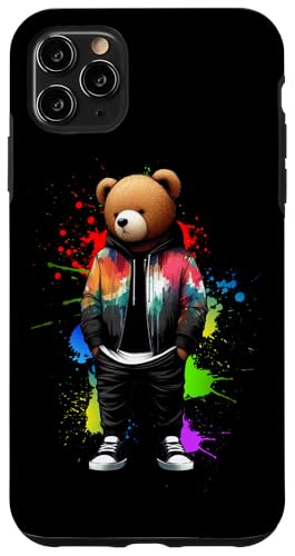 Teddybär, bunt, Hip-Hop-Musikkultur, Rap-Liebhaber Hülle für iPhone 11 Pro Max Teddybär, bunt, Hip-Hop-Musikkultur, Rap-Liebhaber Hülle für iPhone 11 Pro Max von Break Dance Hip Hop Dancer Hip Hop Music