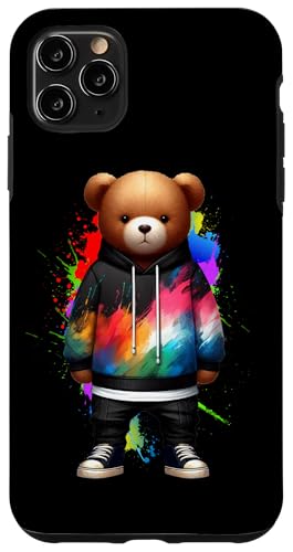 Teddybär, bunt, Hip-Hop-Musikkultur, Rap-Liebhaber Hülle für iPhone 11 Pro Max Teddybär, bunt, Hip-Hop-Musikkultur, Rap-Liebhaber Hülle für iPhone 11 Pro Max von Break Dance Hip Hop Dancer Hip Hop Music