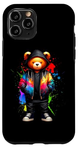 Teddybär, bunt, Hip-Hop-Musikkultur, Rap-Liebhaber Hülle für iPhone 11 Pro Teddybär, bunt, Hip-Hop-Musikkultur, Rap-Liebhaber Hülle für iPhone 11 Pro von Break Dance Hip Hop Dancer Hip Hop Music