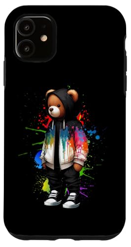 Teddybär, bunt, Hip-Hop-Musikkultur, Rap-Liebhaber Hülle für iPhone 11 Teddybär, bunt, Hip-Hop-Musikkultur, Rap-Liebhaber Hülle für iPhone 11 von Break Dance Hip Hop Dancer Hip Hop Music