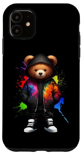 Teddybär, bunt, Hip-Hop-Musikkultur, Rap-Liebhaber Hülle für iPhone 11 Teddybär, bunt, Hip-Hop-Musikkultur, Rap-Liebhaber Hülle für iPhone 11 von Break Dance Hip Hop Dancer Hip Hop Music
