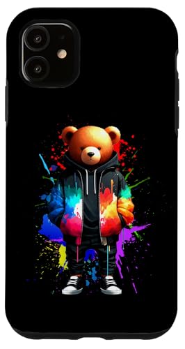 Teddybär, bunt, Hip-Hop-Musikkultur, Rap-Liebhaber Hülle für iPhone 11 Teddybär, bunt, Hip-Hop-Musikkultur, Rap-Liebhaber Hülle für iPhone 11 von Break Dance Hip Hop Dancer Hip Hop Music
