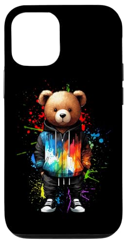 Teddybär, bunt, Hip-Hop-Musikkultur, Rap-Liebhaber Hülle für iPhone 12/12 Pro Teddybär, bunt, Hip-Hop-Musikkultur, Rap-Liebhaber Hülle für iPhone 12/12 Pro von Break Dance Hip Hop Dancer Hip Hop Music