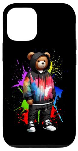 Teddybär, bunt, Hip-Hop-Musikkultur, Rap-Liebhaber Hülle für iPhone 12/12 Pro Teddybär, bunt, Hip-Hop-Musikkultur, Rap-Liebhaber Hülle für iPhone 12/12 Pro von Break Dance Hip Hop Dancer Hip Hop Music