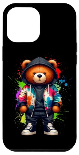 Teddybär, bunt, Hip-Hop-Musikkultur, Rap-Liebhaber Hülle für iPhone 12 Pro Max Teddybär, bunt, Hip-Hop-Musikkultur, Rap-Liebhaber Hülle für iPhone 12 Pro Max von Break Dance Hip Hop Dancer Hip Hop Music