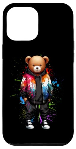 Teddybär, bunt, Hip-Hop-Musikkultur, Rap-Liebhaber Hülle für iPhone 12 Pro Max Teddybär, bunt, Hip-Hop-Musikkultur, Rap-Liebhaber Hülle für iPhone 12 Pro Max von Break Dance Hip Hop Dancer Hip Hop Music