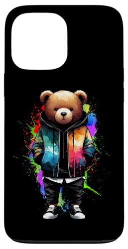 Teddybär, bunt, Hip-Hop-Musikkultur, Rap-Liebhaber Hülle für iPhone 13 Pro Max Teddybär, bunt, Hip-Hop-Musikkultur, Rap-Liebhaber Hülle für iPhone 13 Pro Max von Break Dance Hip Hop Dancer Hip Hop Music