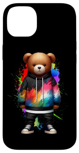 Teddybär, bunt, Hip-Hop-Musikkultur, Rap-Liebhaber Hülle für iPhone 14 Plus Teddybär, bunt, Hip-Hop-Musikkultur, Rap-Liebhaber Hülle für iPhone 14 Plus von Break Dance Hip Hop Dancer Hip Hop Music