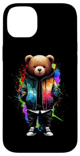 Teddybär, bunt, Hip-Hop-Musikkultur, Rap-Liebhaber Hülle für iPhone 14 Plus Teddybär, bunt, Hip-Hop-Musikkultur, Rap-Liebhaber Hülle für iPhone 14 Plus von Break Dance Hip Hop Dancer Hip Hop Music