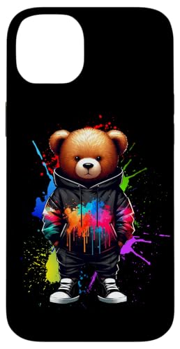 Teddybär, bunt, Hip-Hop-Musikkultur, Rap-Liebhaber Hülle für iPhone 14 Plus Teddybär, bunt, Hip-Hop-Musikkultur, Rap-Liebhaber Hülle für iPhone 14 Plus von Break Dance Hip Hop Dancer Hip Hop Music